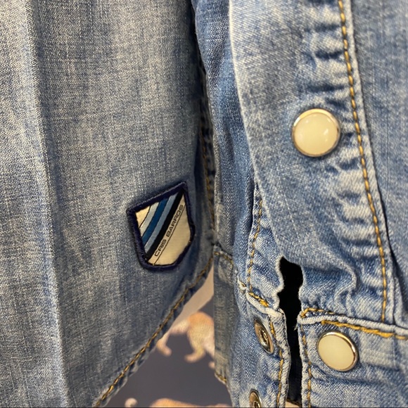 Cris Barros Denim Button Down - Picture 4 of 5